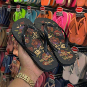 Havaianas Farm Flor de Fita Preta