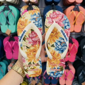 Havaianas Farm Floral Beca amarelo