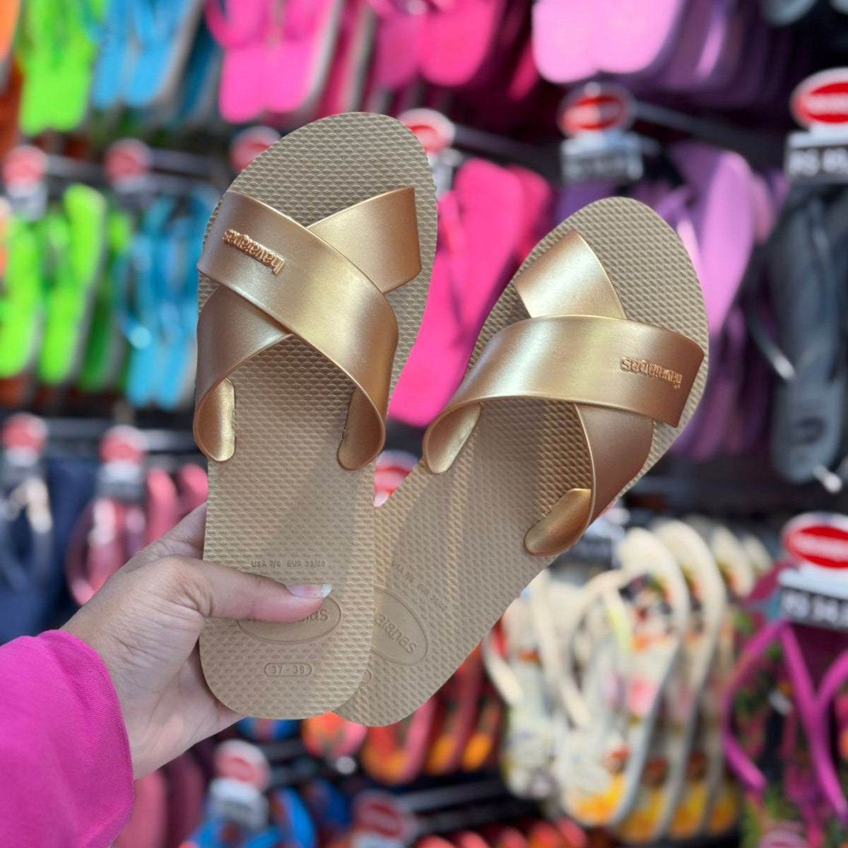 Havaianas Rasteirinha Aqua Metallic