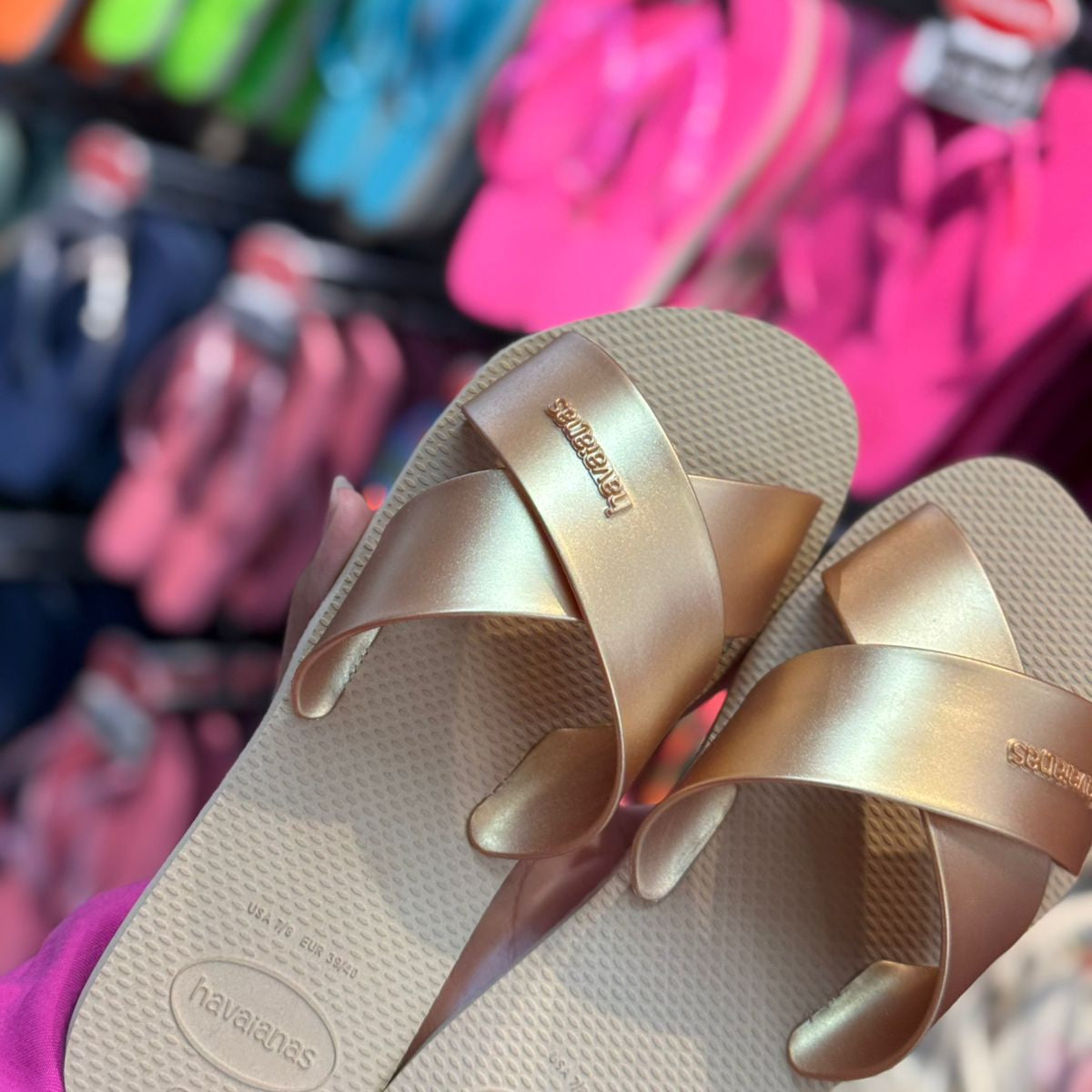 Havaianas Rasteirinha Aqua Metallic