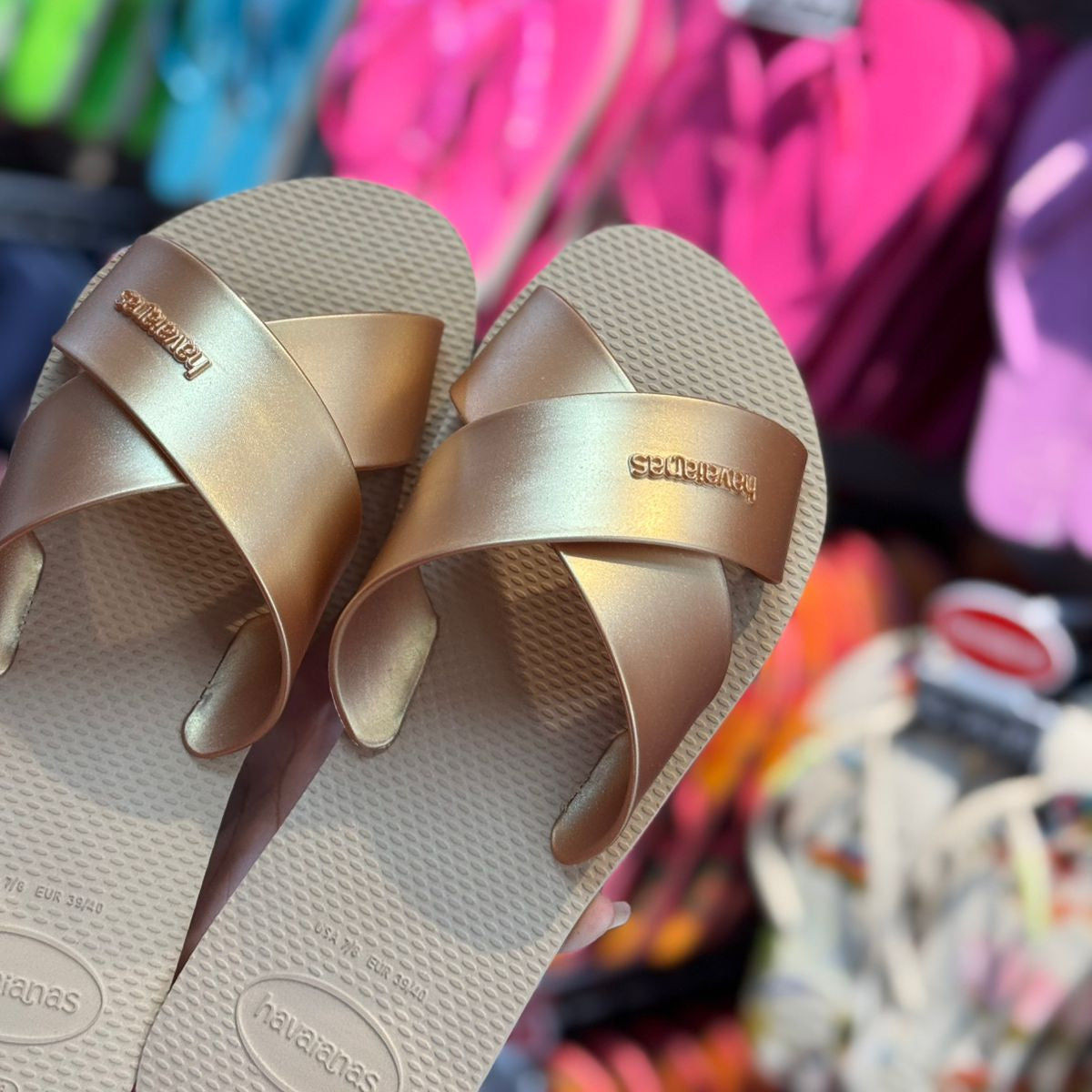 Havaianas Rasteirinha Aqua Metallic