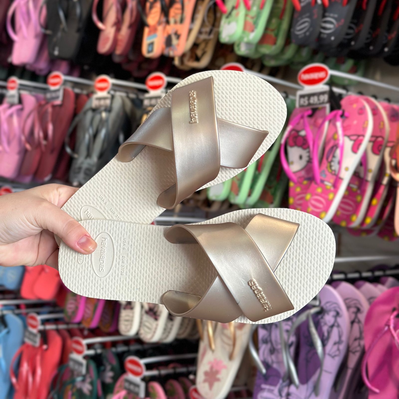 Havaianas Rasteirinha Aqua Metallic