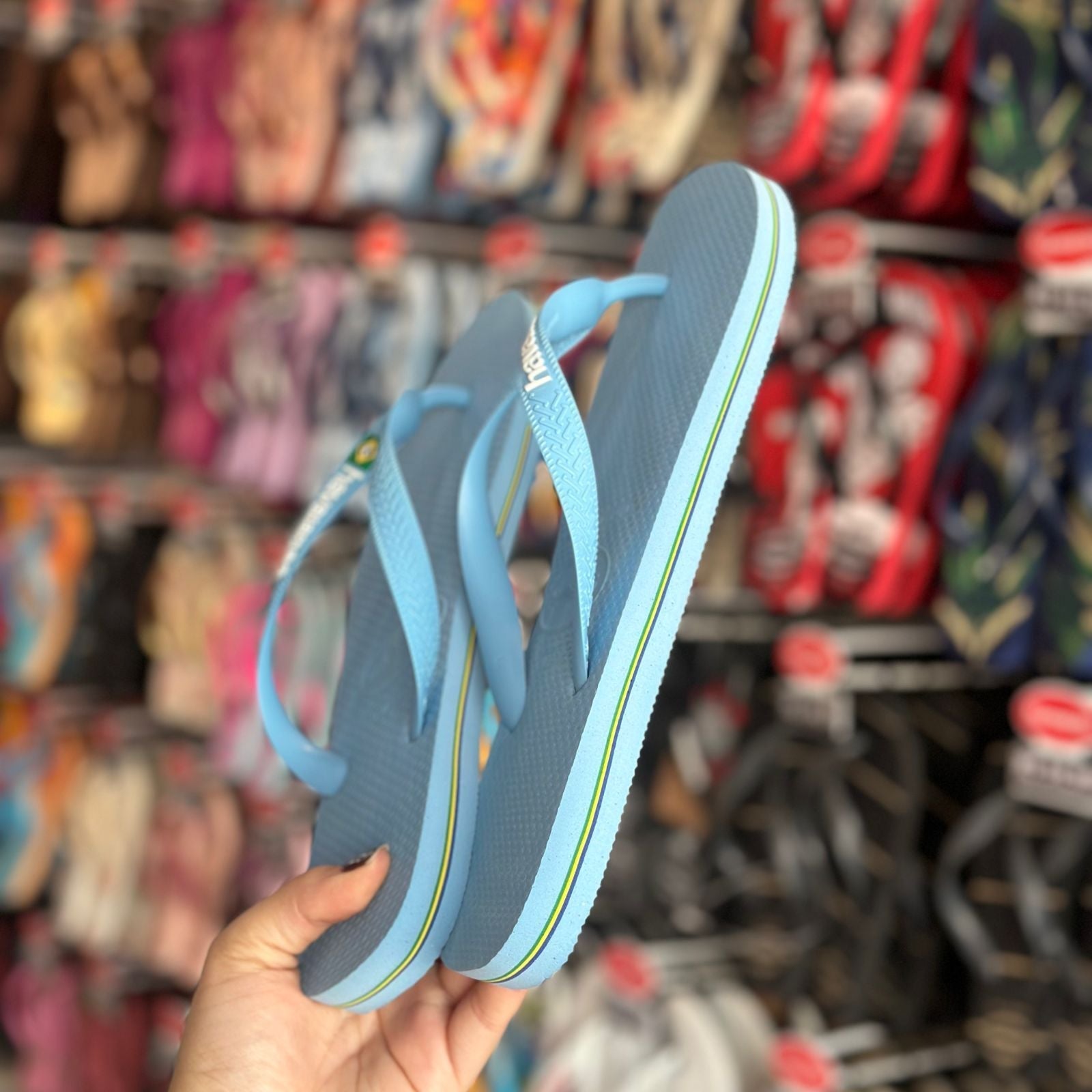 Havaianas Brasil Logo Azul