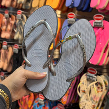 Havaianas Slim Point + Pin Tucano e Coqueiro