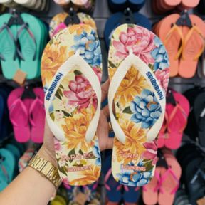 Havaianas Farm Floral Beca amarelo