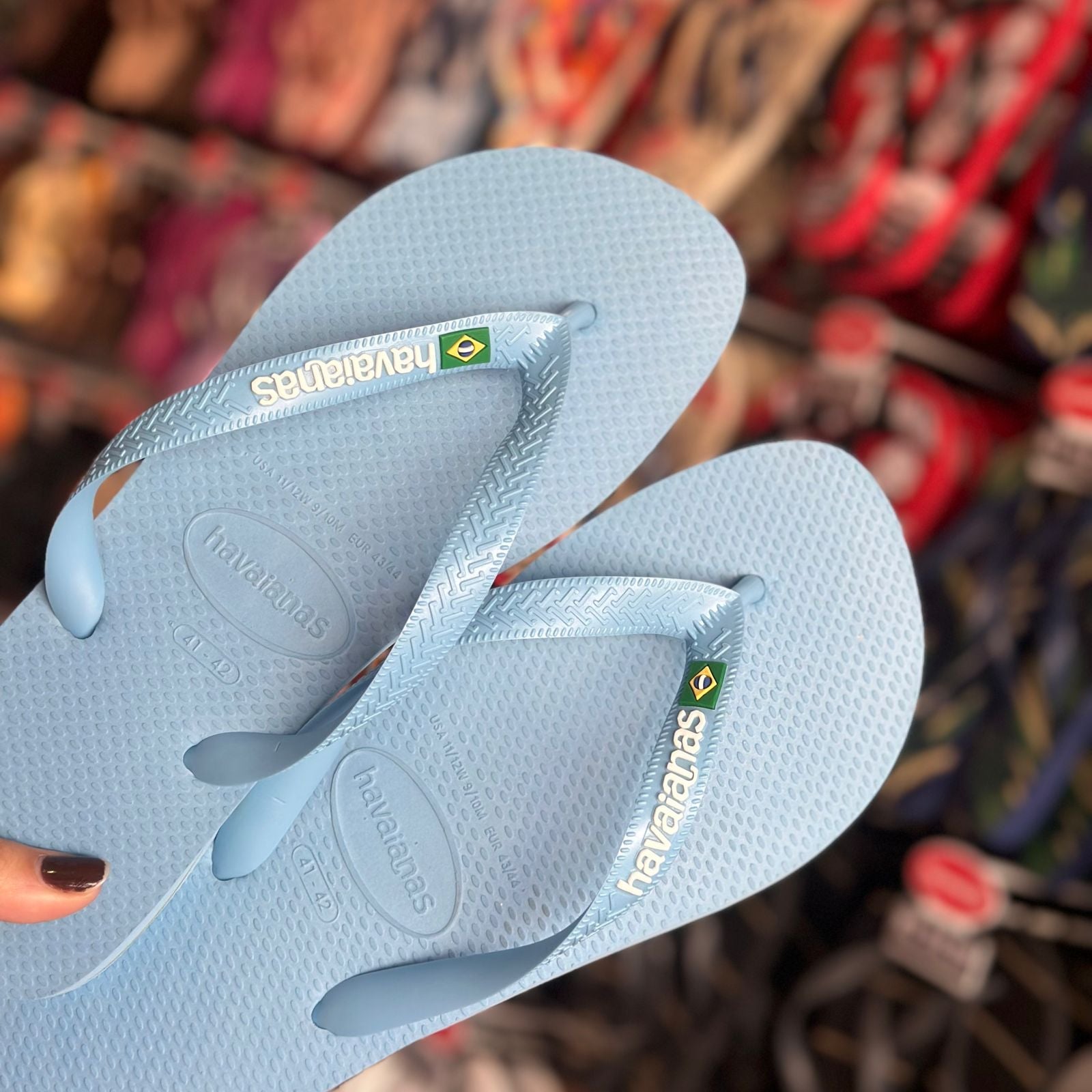 Havaianas Brasil Logo Azul