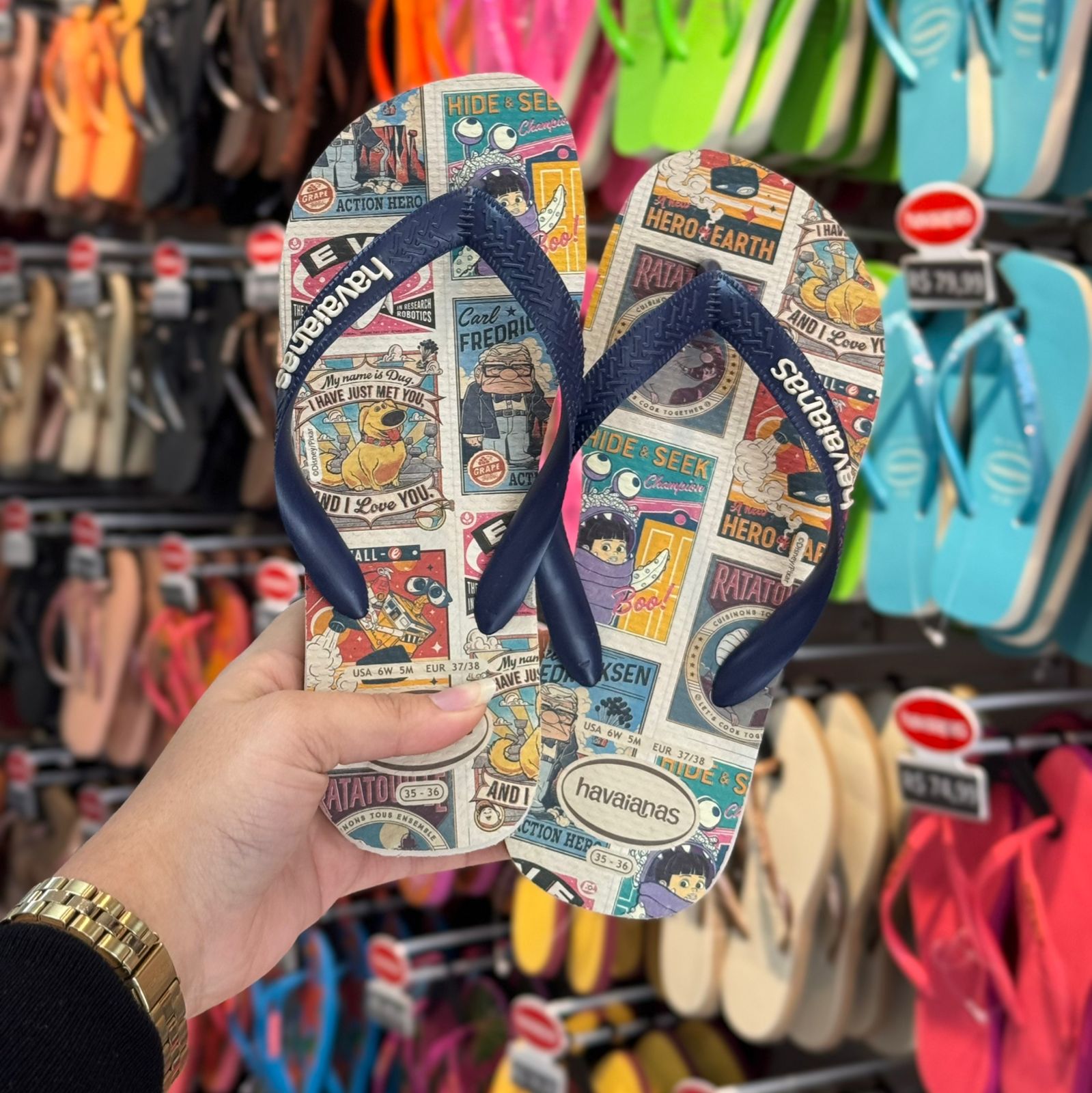 Havaianas Disney Classics (UP e CIA)